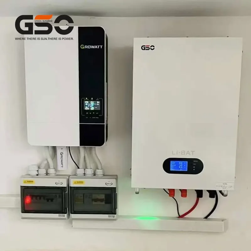 GSO 5kw 10kw batería 24v 48v energía solar 50ah 100ah 200ah 400ah batería de pared de litio lifepo4 paquete 24 voltios pared de energía