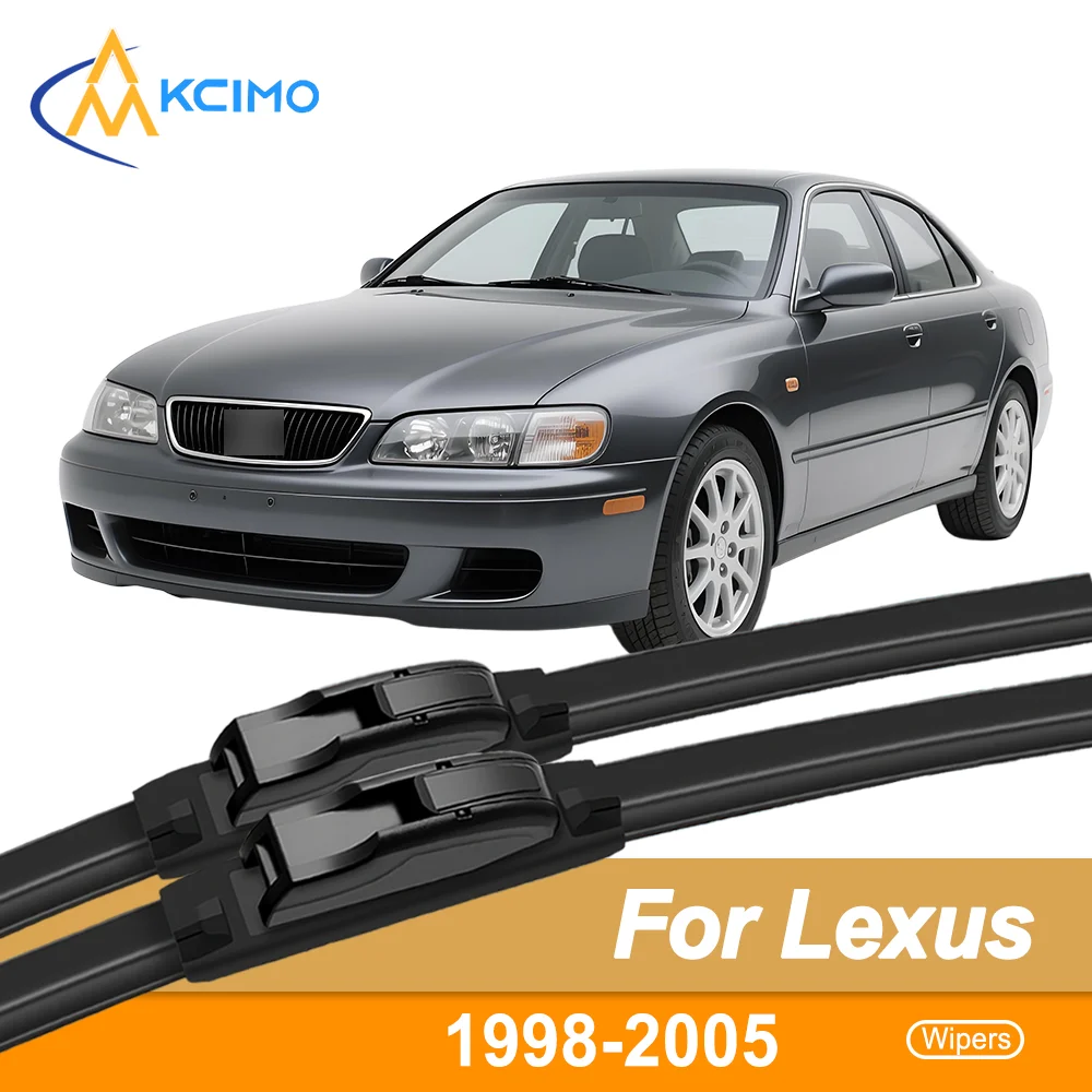 

Ultimate Driving Safety 2 Front Wiper Blades for Lexus GS S160 1998–2005 All-Weather Clarity Durable Rubber Clear Vision