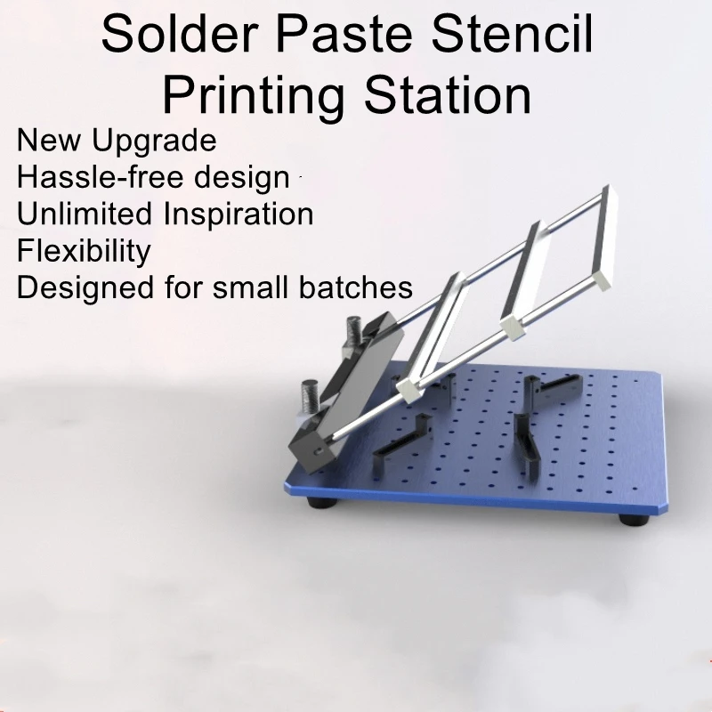 

PCB stencil solder paste printing table stencil SMT solder paste printing small manual screen printing table equipment