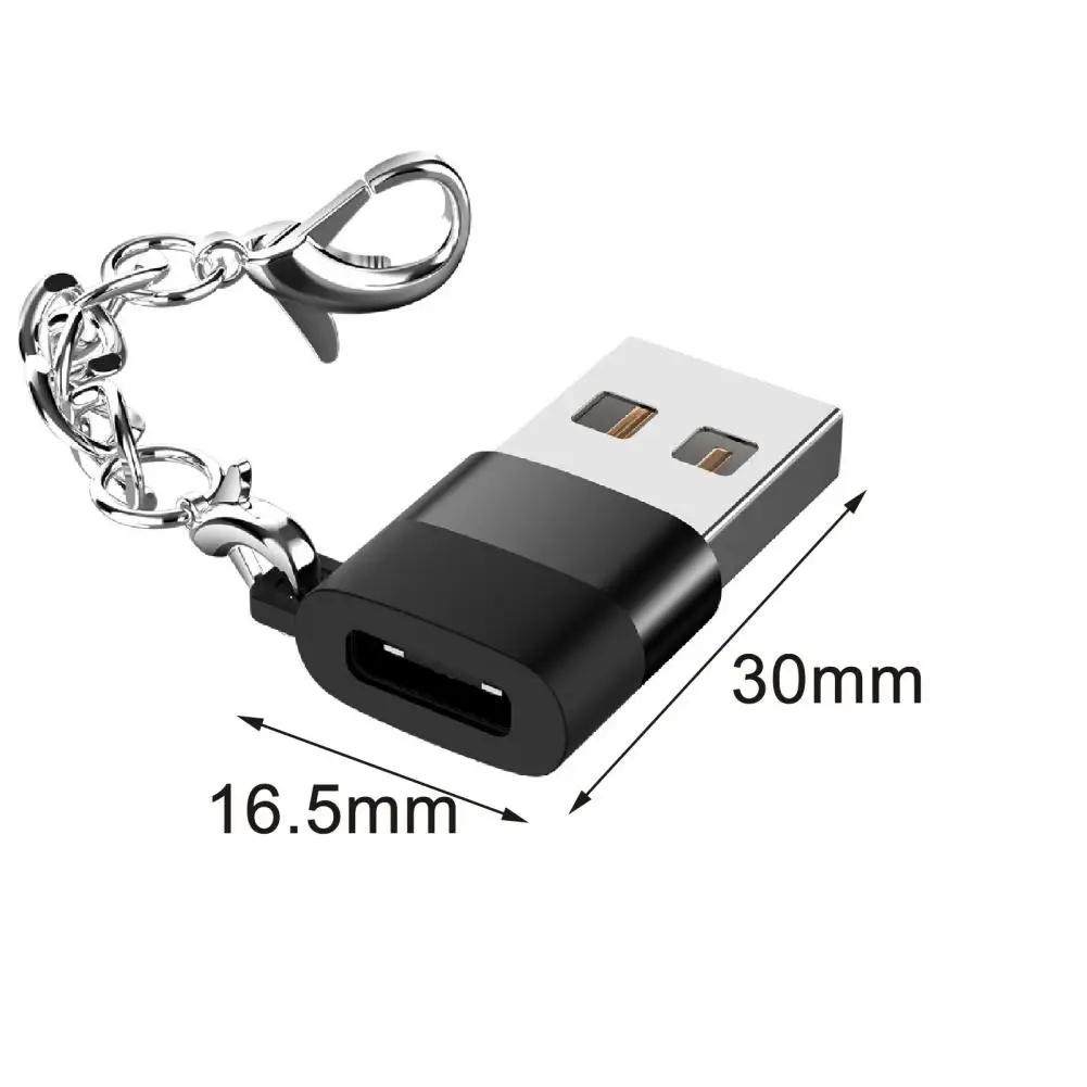 USB Adapter Transmission Data Portable f Metal Type-C Converter USB Male to Female for Tablet PC