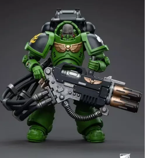 JOYTOY Dark Source Warhammer 40K شخصيات الحركة العسكرية Fire Lizard Eradicator Arbitrator مجموعة قائد الشركة مكونة من أربعة #6