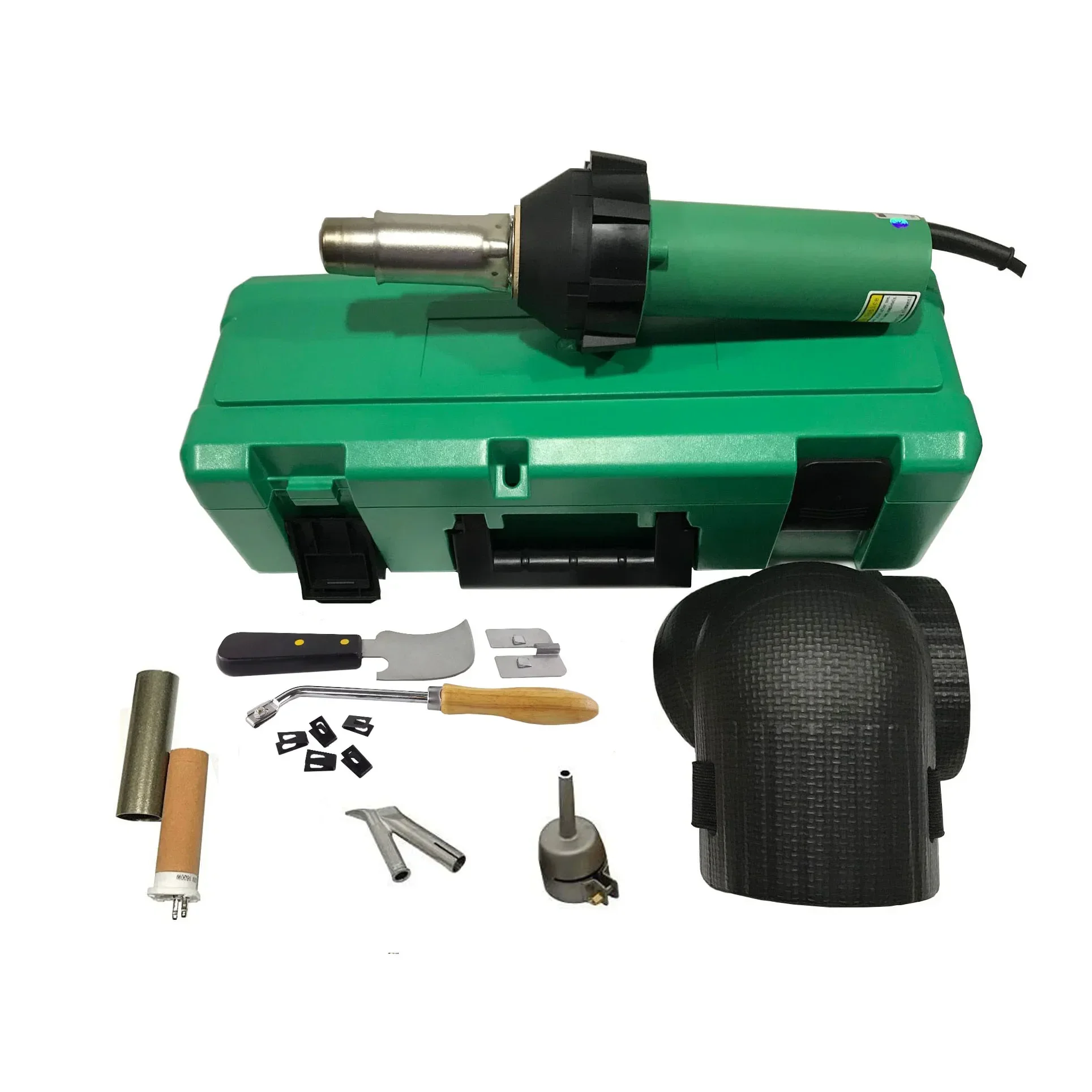 2026 Premium f  Professional 1600W Heat Gun Hot Air Blast Torch Plastic Welder Kit With Quarter Moon Knife Groover Welding