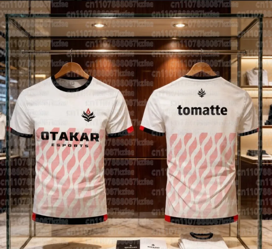 Spain Valorant Otakar Esports Club Uniforms Gaming League Training Jerseys FamilyMatching Summer Breathable T-shirts Fans Tops