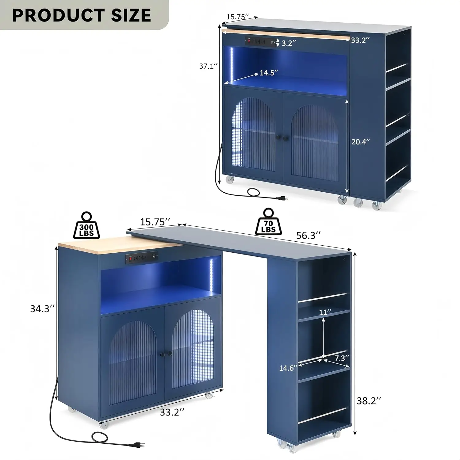 Thumbnail 3 - #12 Best Kitchen Island Carts to Buy In 2026