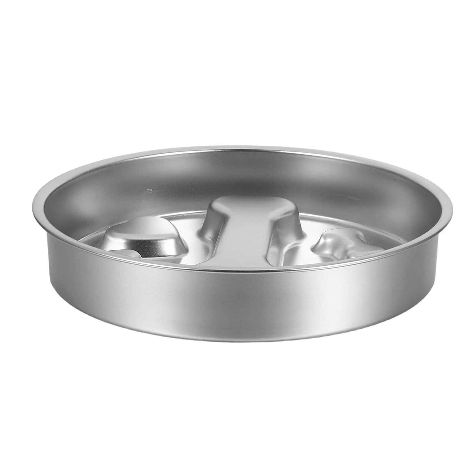 

Stainless Steel Dog Slow Feeder Bowl Metal Non-Slip Puzzle Lick Plate Slow Feeding Pet Food Dish for Indoor Outdoor