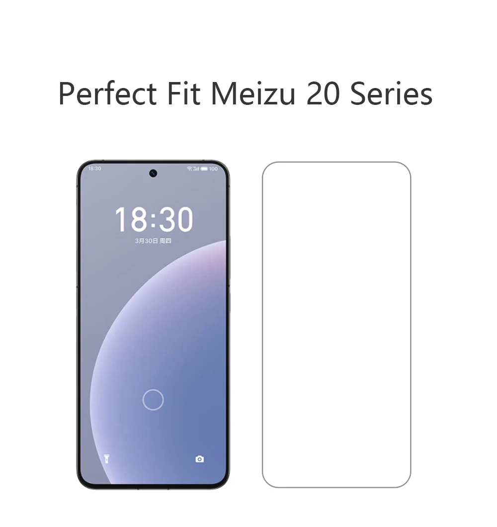 Für Meizu 20 Pro Screen Protector Volle Bildschirm Abdeckung Hohe Qualität Für Meizu 20 Pro Transparent Gehärtetem Glas Film 2,5 D 9 H – Detail 1