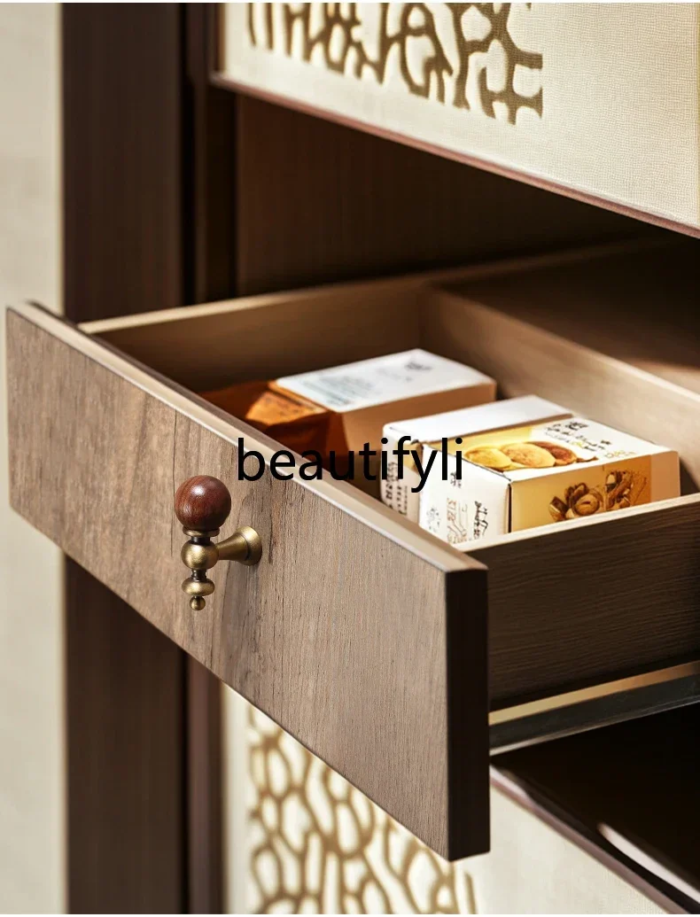 

Asmt56 Retro walnut brass handle Medium antique bronze cabinet door Cabinet drawer handle Wardrobe door handle Light luxury