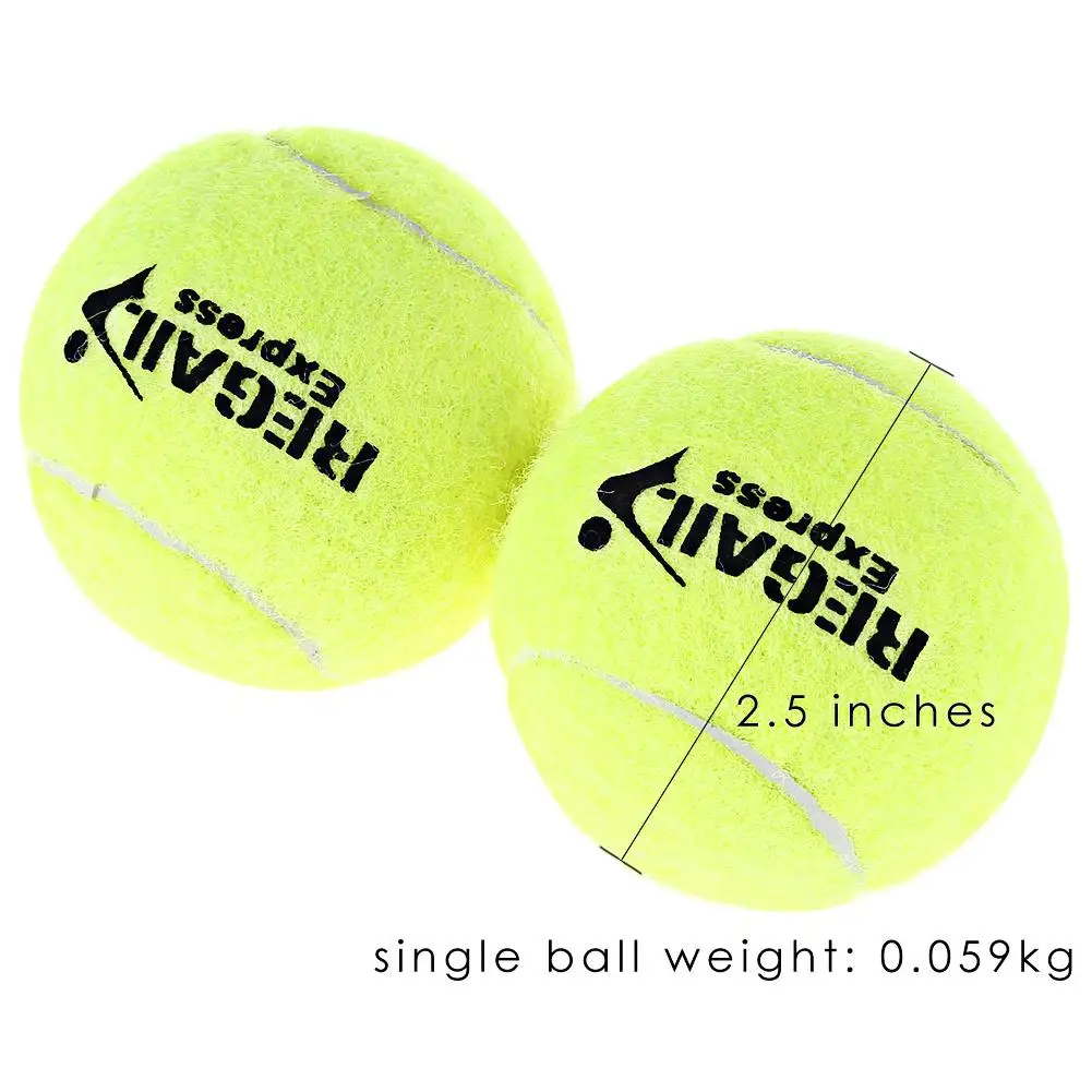 Tennis Balls 12 Pack Durable Pressurized Tennis Balls Training Tennis Balls High Bounce Practice Tennis Balls For Beginners