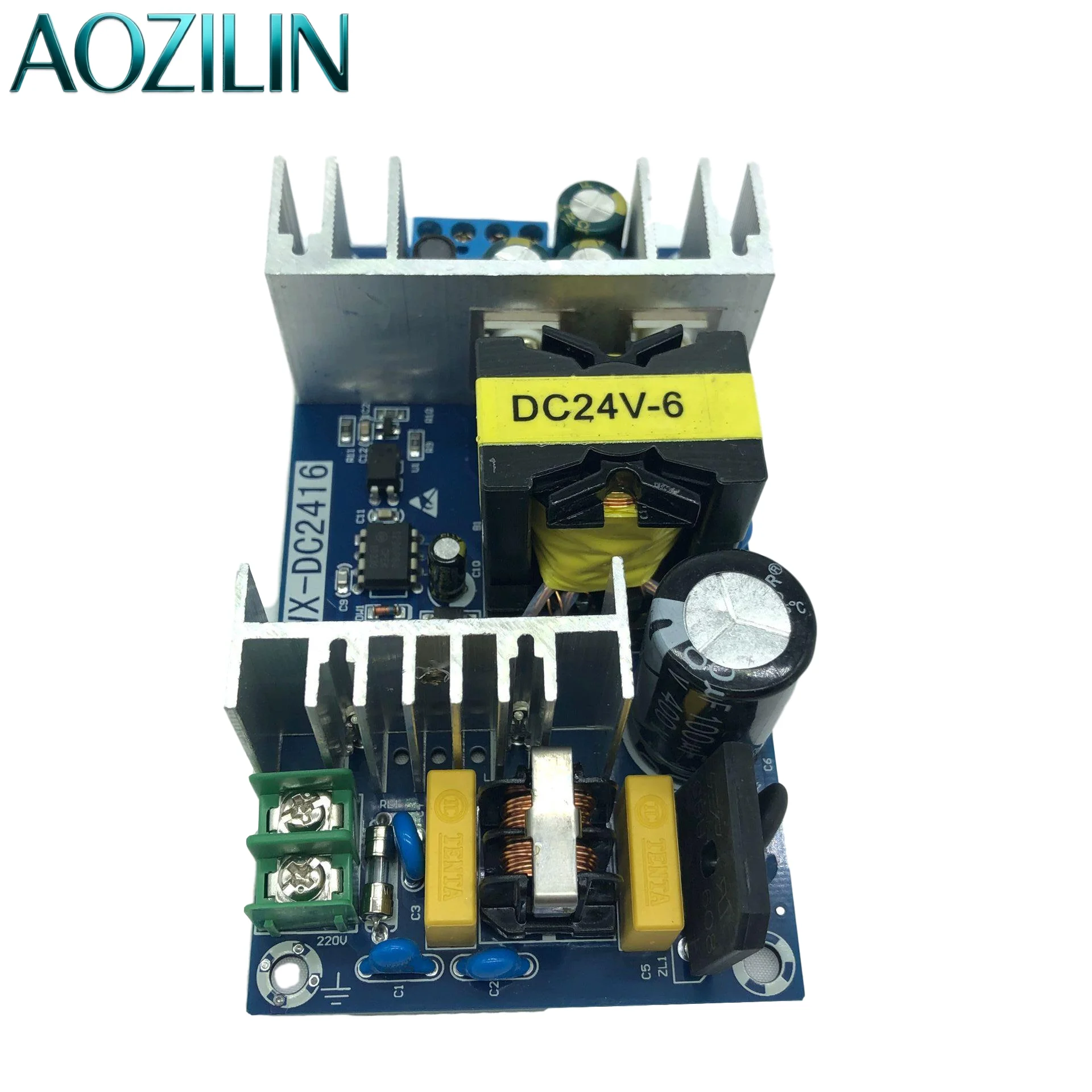 AOZILIN 150W24V6A High-power Power Supply Module Bare Board AC-DC Switching Power Supply Board 110V/220V To 24V6A