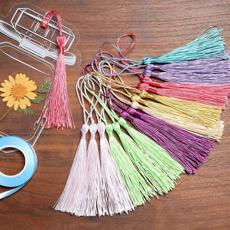 Gift Flower Bookmark  Material Transparent Specimen Homemade Plastic Embossed Plant Sticker Bottle Primary School Student Gift