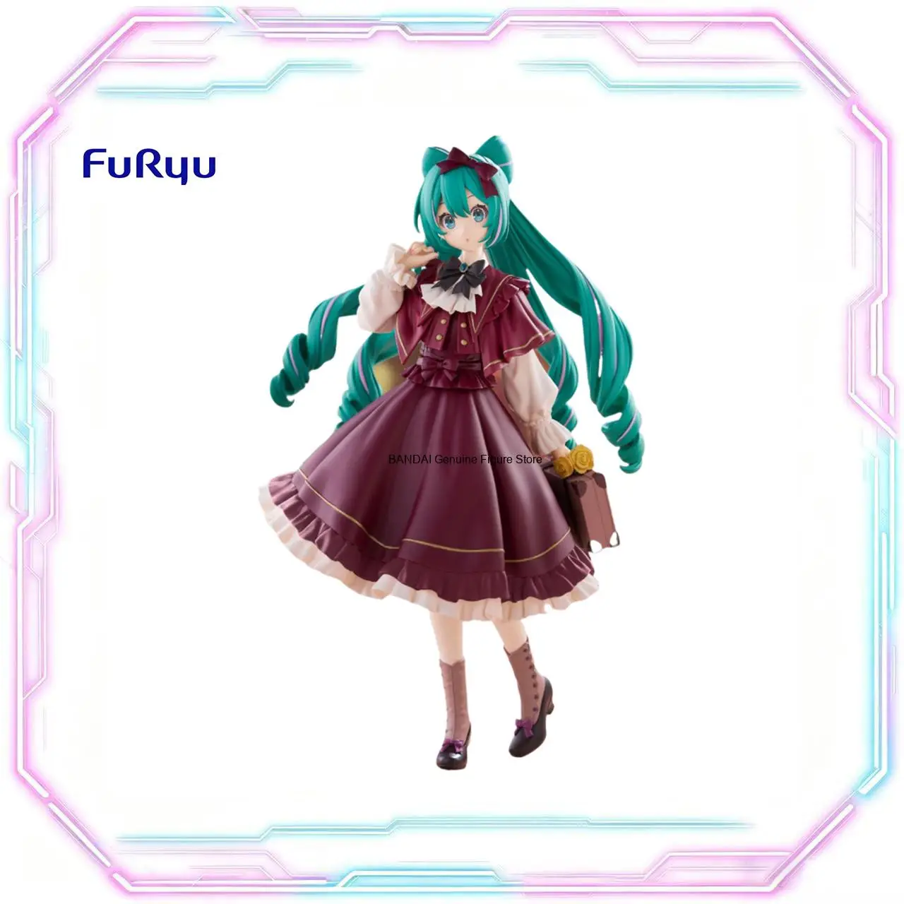 在庫ありオリジナル-furyu-trio-try-it-piapro-初音ミク-19-センチメートルクラシックレトロアニメスタチューフィギュアコレクション人形