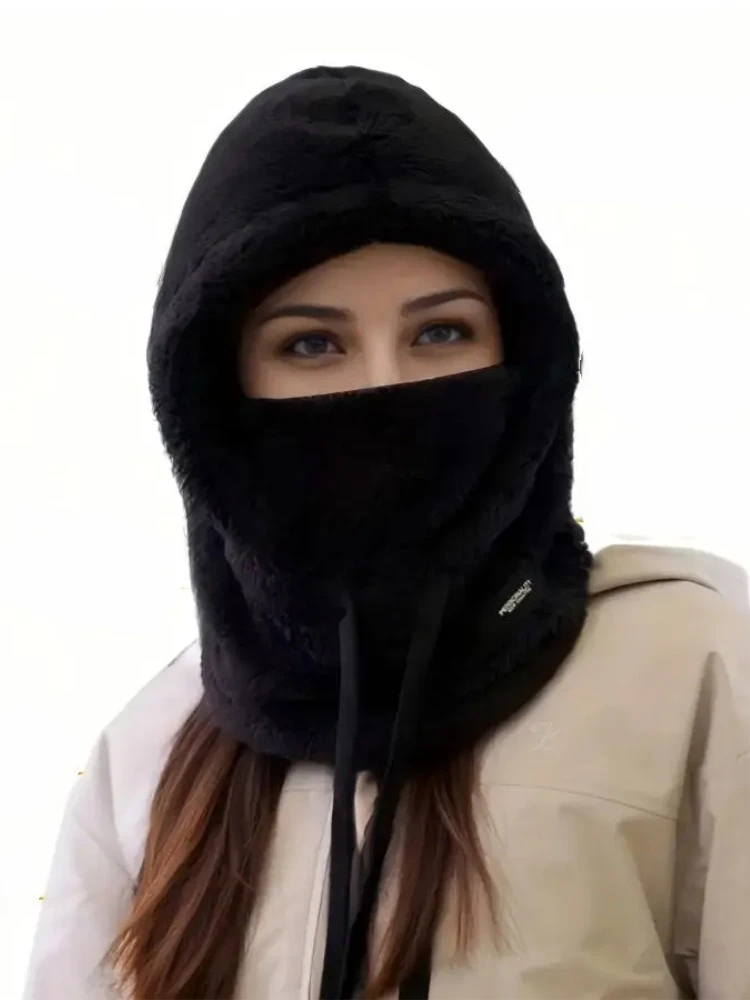 AliExpress Winter Warm Balaclava Thermal Windproof Ski Hood Motocycle Face Cover Polar Fleece Adjustable Cycling Neck Cover Full Face Mask