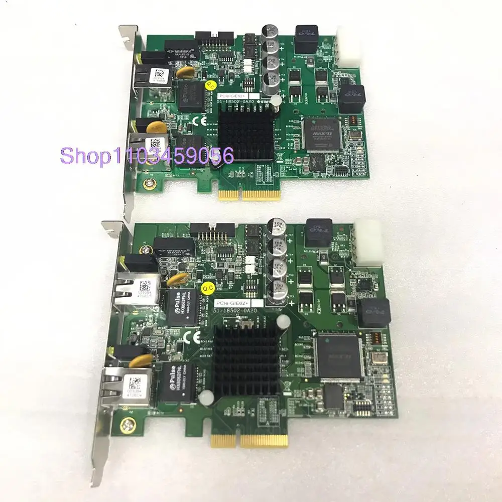 For ADLINK Gigabit Network Frame Grabber 51-18502-0A20 PCIe-GIE62+