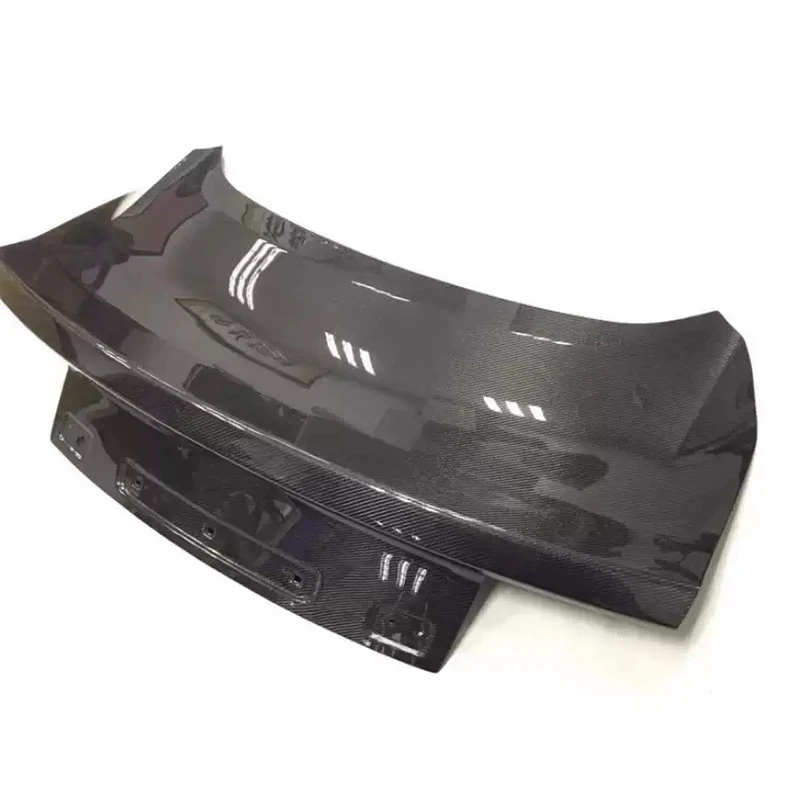 Sistema de carrocería de coche, tapa de maletero trasero Finre de fibra de carbono para Ford Mustang 2015-2017 2018-2023 S550