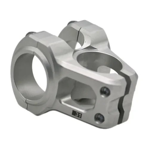 Imagen 2 del producto Vástago de bicicleta de montaña y carretera, vástago de manillar de descenso de 31,8mm y 35mm, 0 grados, 35mm de longitud, accesorios de ciclismo XC AM