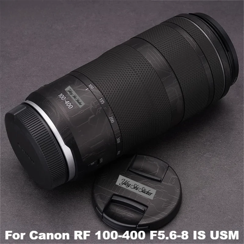 RF100400 Camera Lens Body Sticker Coat Wrap Protective Film Decal Skin For Canon RF 100-400mm F5.6-8 IS USM 100-400 RF100400MM