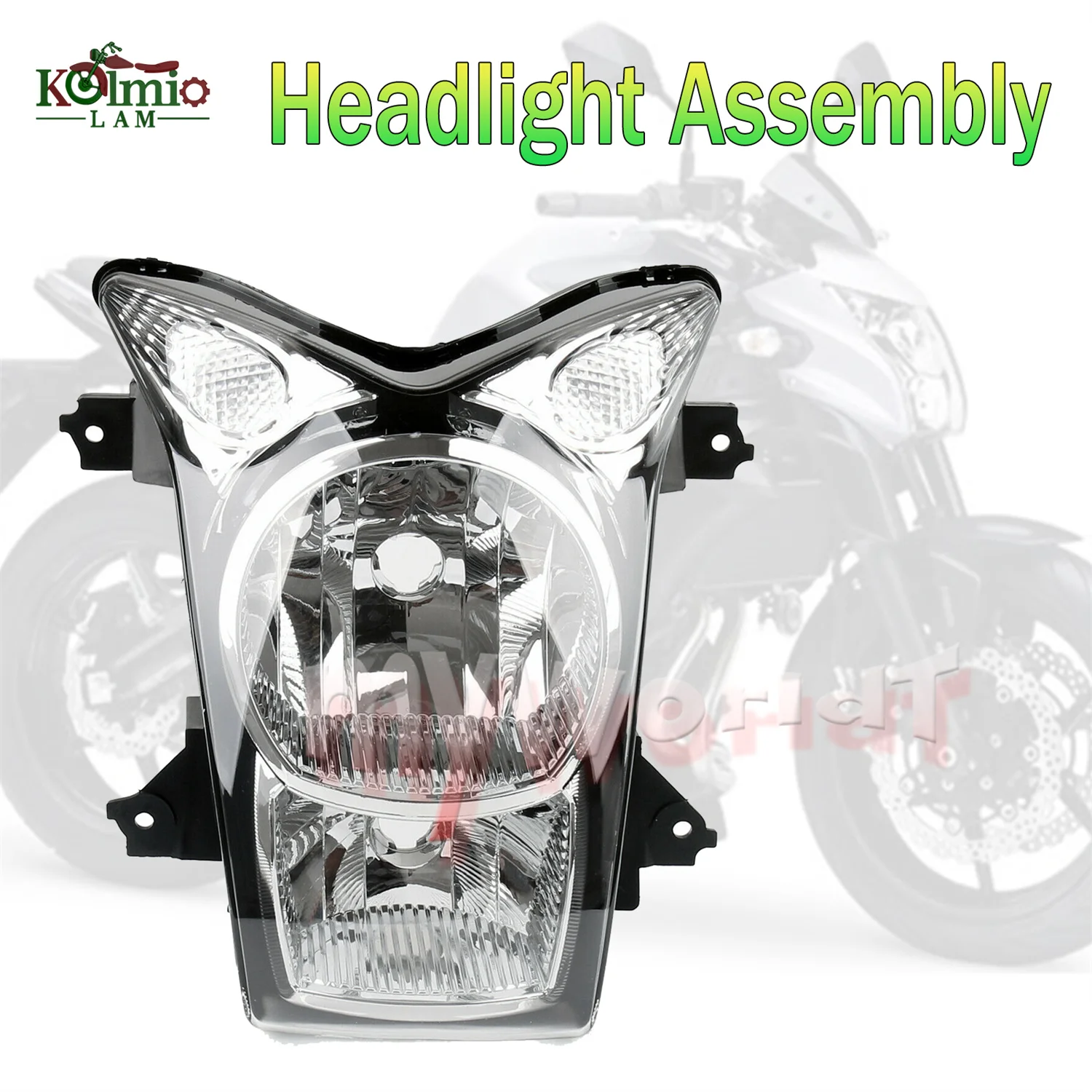 Fit For Kawasaki ER6N 2009 - 2011 2010 MotorcycleHeadlight Assembly Headlamp Light House Fairing ER 6N ER-6N