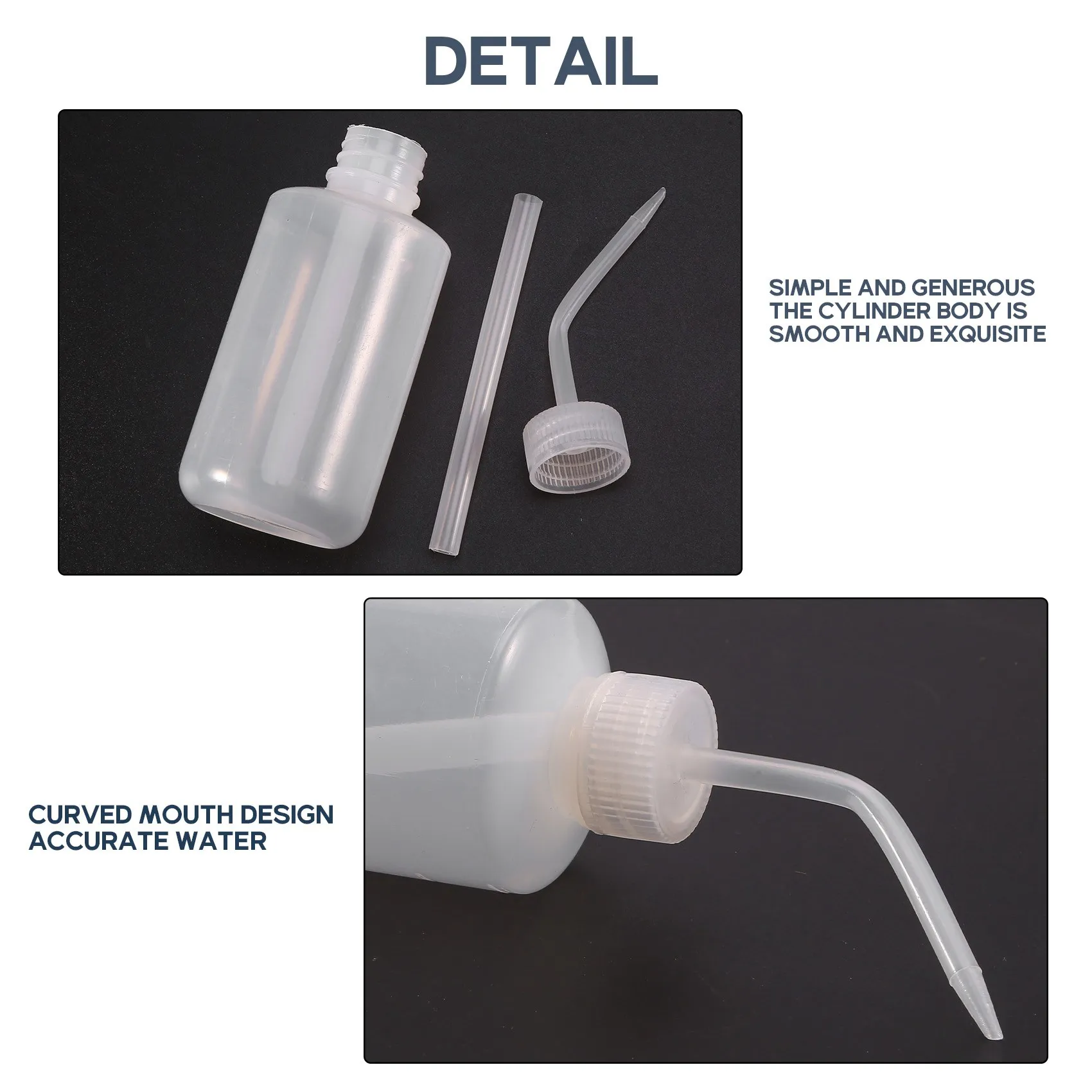 BVBV 250 мл, 8 унций, емкость для мытья татуировок, прозрачная белая пластиковая зеленая бутылка для мыла