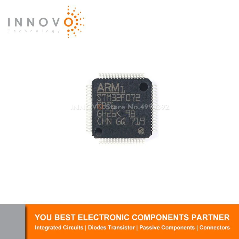 

INNOVO 5pcs/lot Free shipping STM32F072RBT6 STM32F072RBT6TR LQFP-64 New original