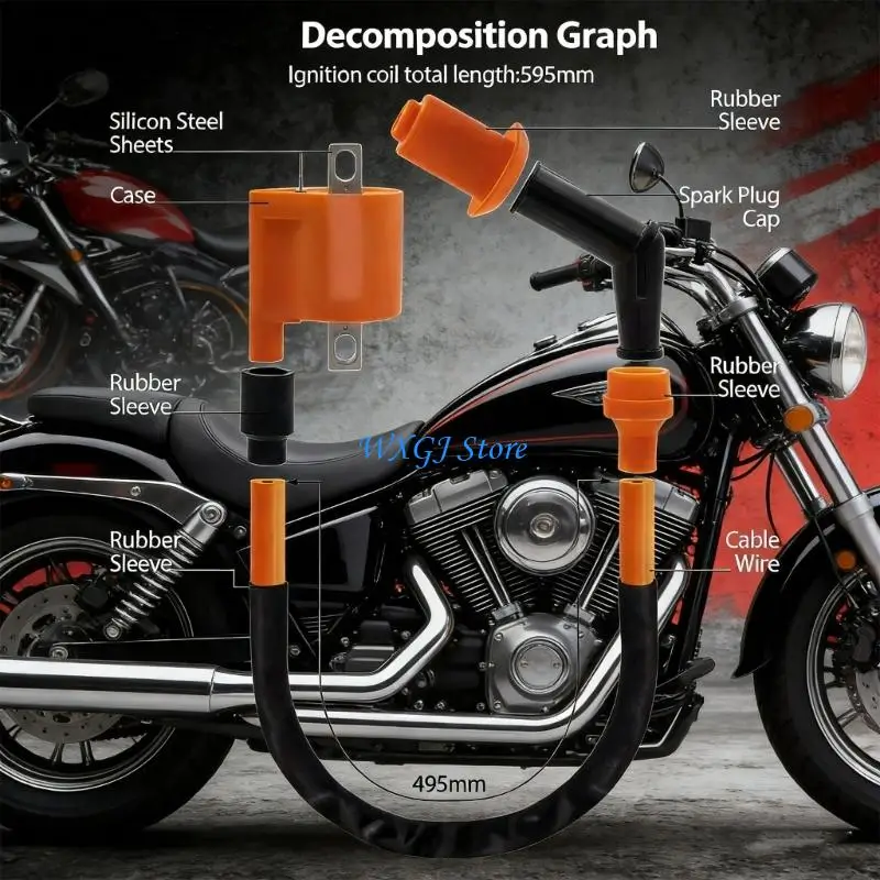 37JE Tall Output Igniting Twist For Consistent Engine Commences Improved Restrict Response On Dirt Cycle ATV Motorbike 50cc To