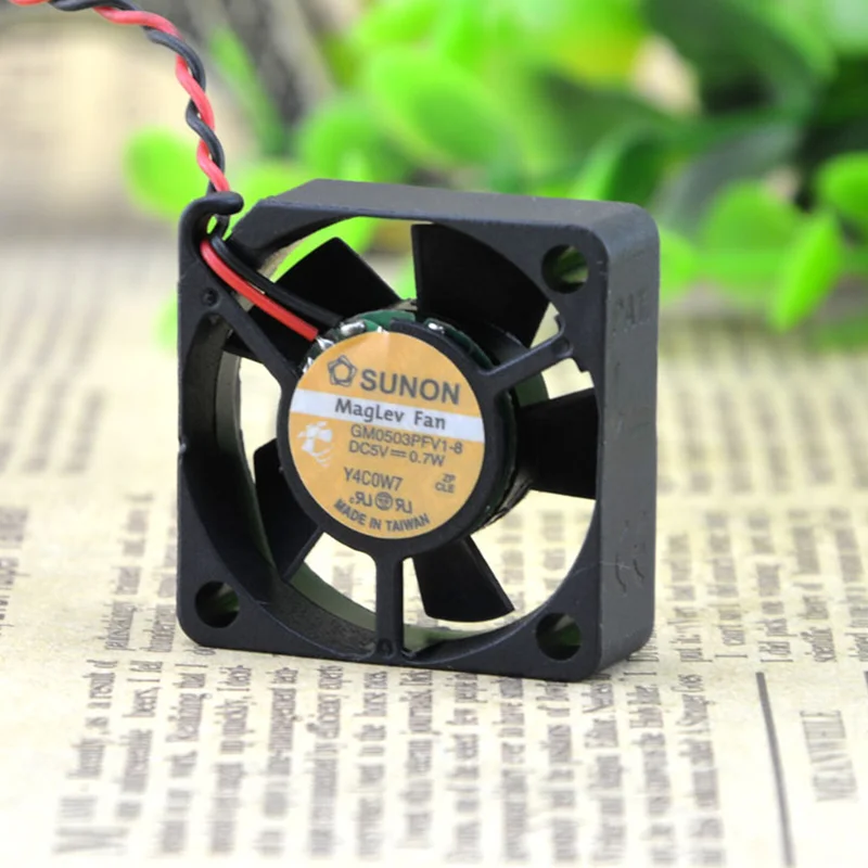 H for SUNON GM0503PFV1-8 DC5V 0.7W 3010 3CM cooling fan