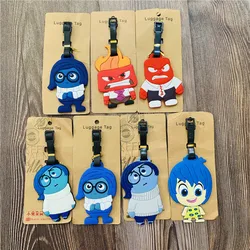 Disney Inside Out Anime Luggage Tags Cartoon Suitcase Tag Travel Accessories Bag Holder Label Birthday Gift