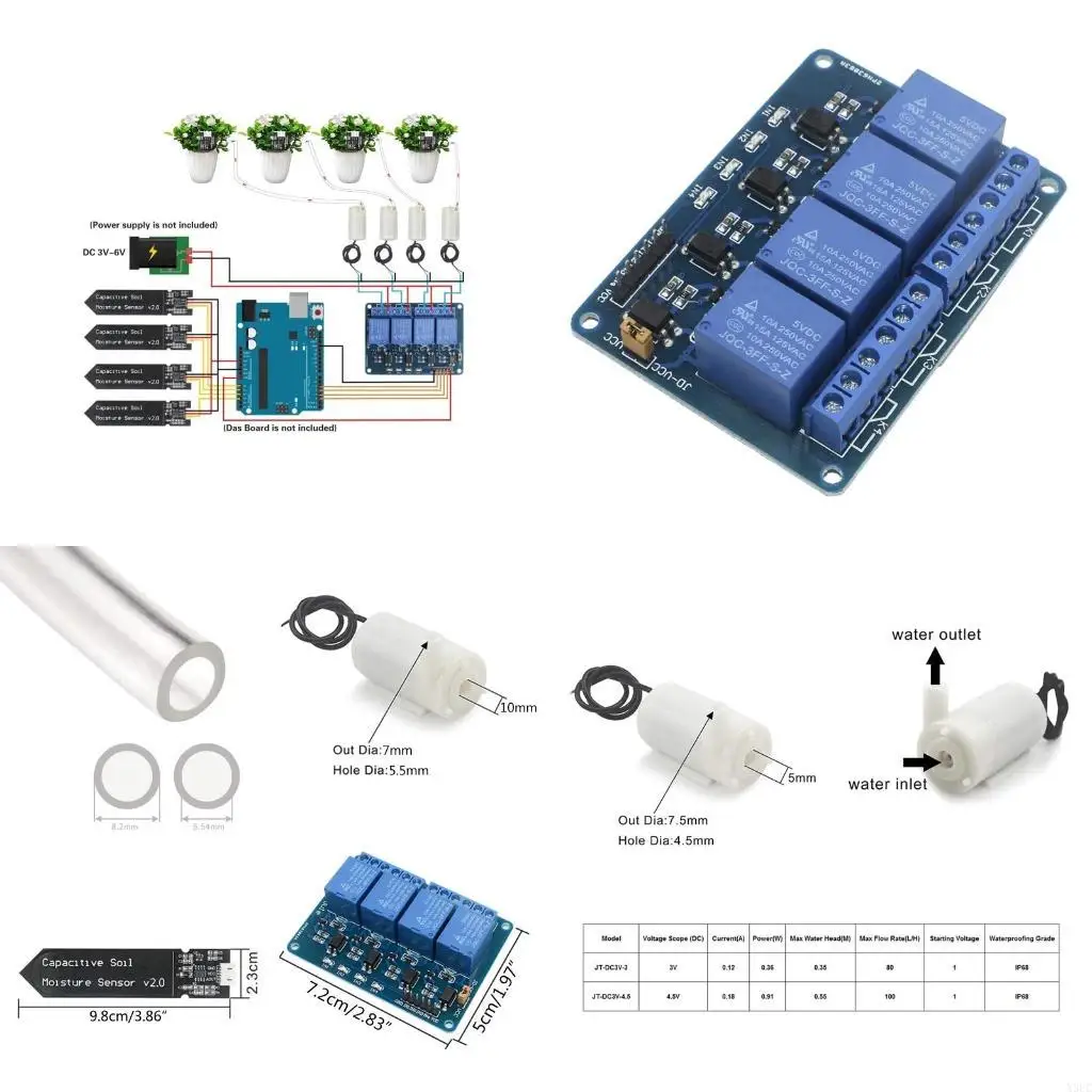 

Garden Irrigation System Diy Saving Water Automatic Irrigation Equipment Set for Garden, Patio, Flower Bed, Lawn X3UC
