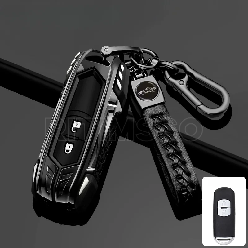 سبائك الزنك سيارة مفتاح بعيد غطاء لمازدا 2 3 5 6 BL BM GJ Atenza Axela Demio CX-3 CX3 CX-5 CX5 CX7 CX-9 CX8 اكسسوارات