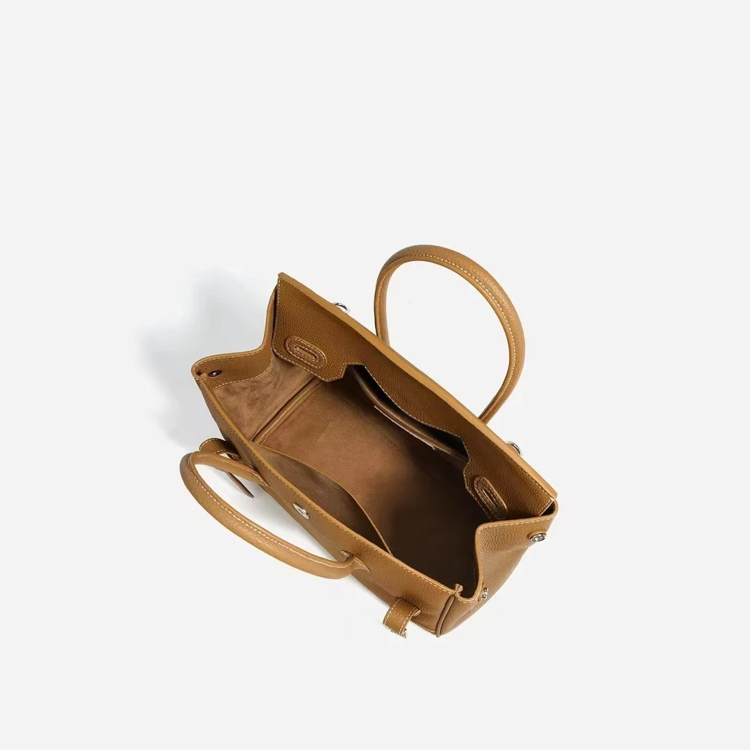 Bolsos de cuero genuino con patrón de lichi para mujer, bolsos de mensajero, Hobo, Toto, 2024