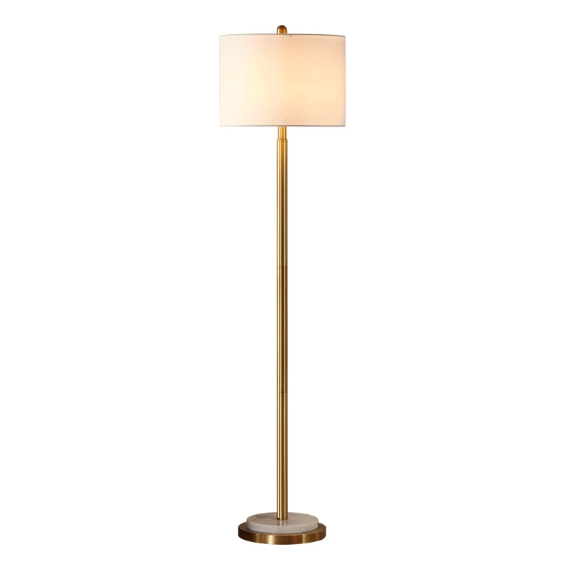 

All-copper modern minimalist floor lamp luxury Nordic vertical table lamp