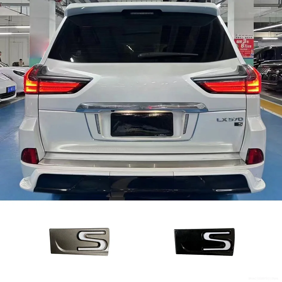 Для Lexus LX570 S аксессуары 2008-2019 задний багажник автомобиля специальная эмблема значок наклейка письмо задняя эмблема