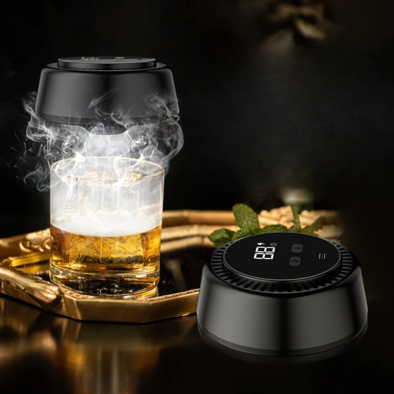 

Upgraded bartending utensils Smoker Self-priming cup Smoke maker Cocktail maker Whisky maker Smoke set