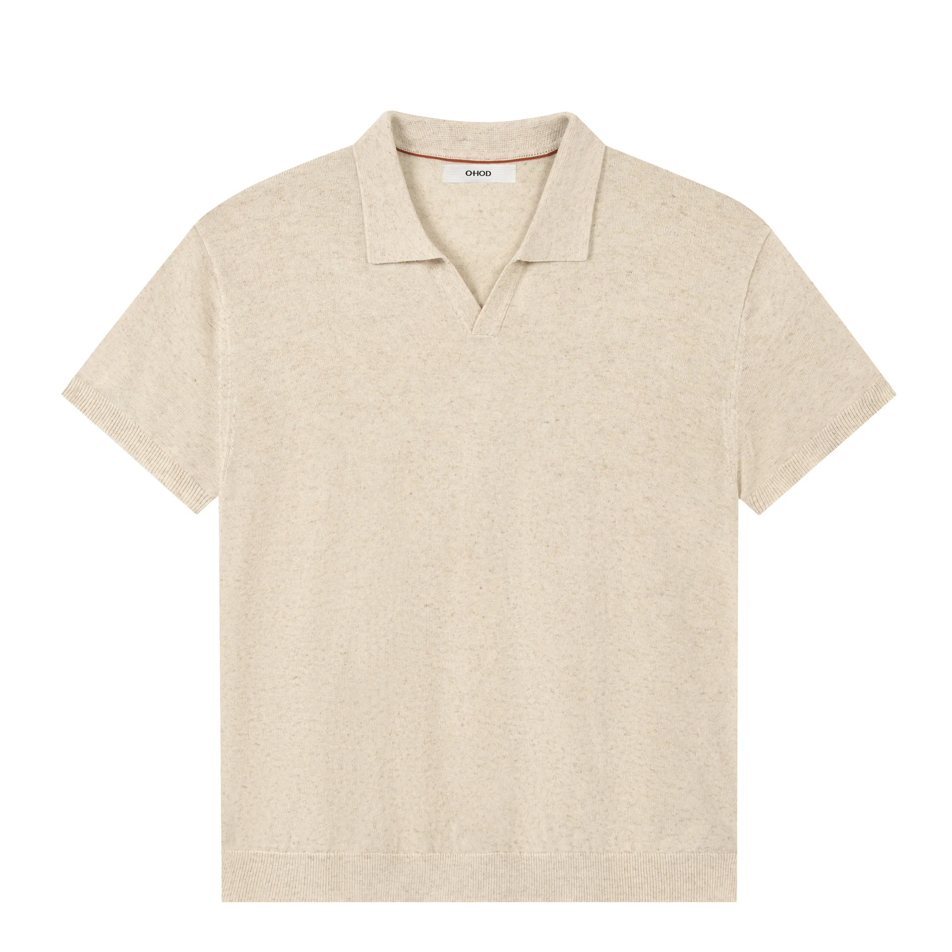 Linen Laisel Blend Summer Commuting Old Money Style Seagull Collar Polo Shirt Men's and Women's Loose