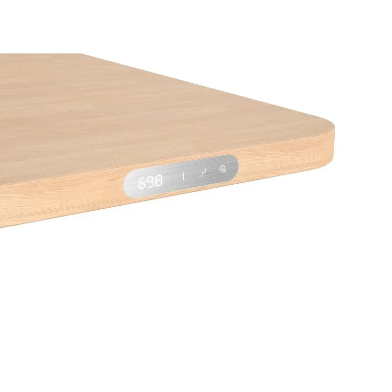 Simple and stylish desktop integrated anti-fingerprint printing brushed lifting table hand controller