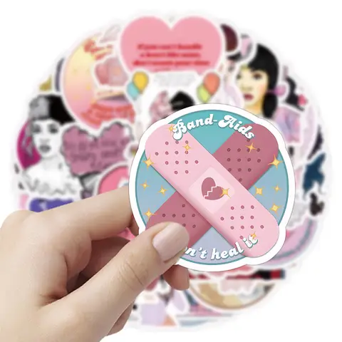 10/50 st sångerskan Melanie Martinez klistermärken tecknade dekaler gör-det-själv klippbok album resväska laptop kylskåp bil väggklistermärken barn 6 best sales Melanie Martinez-klistermärke - №3