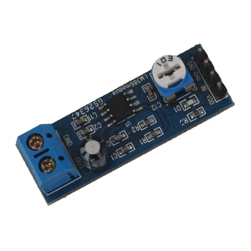 LM386 200 Gain Audio Amplifier Module Adjustable Volume OEM for