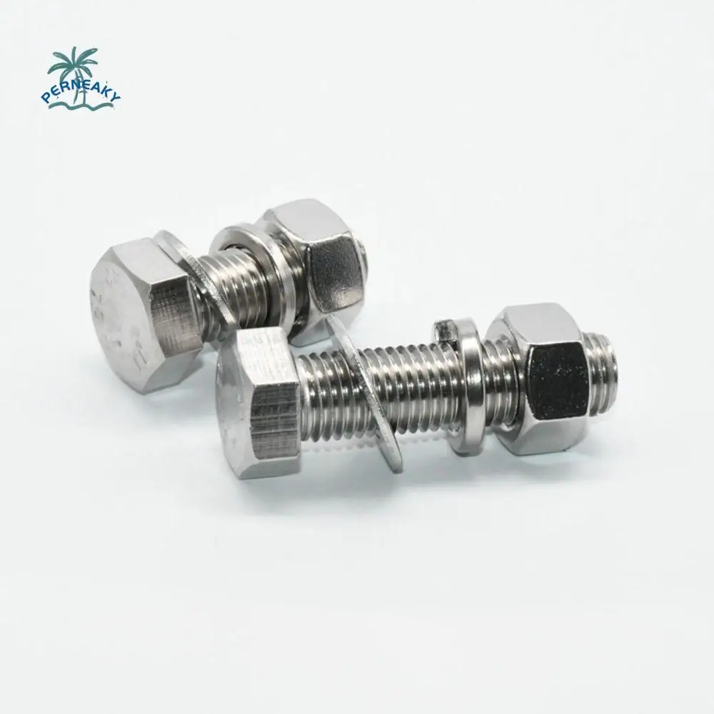 

Шестигранный болт из нержавеющей стали 304, гайка, плоская шайба, пружинная шайба, комплект прокладок, комбинация винтов