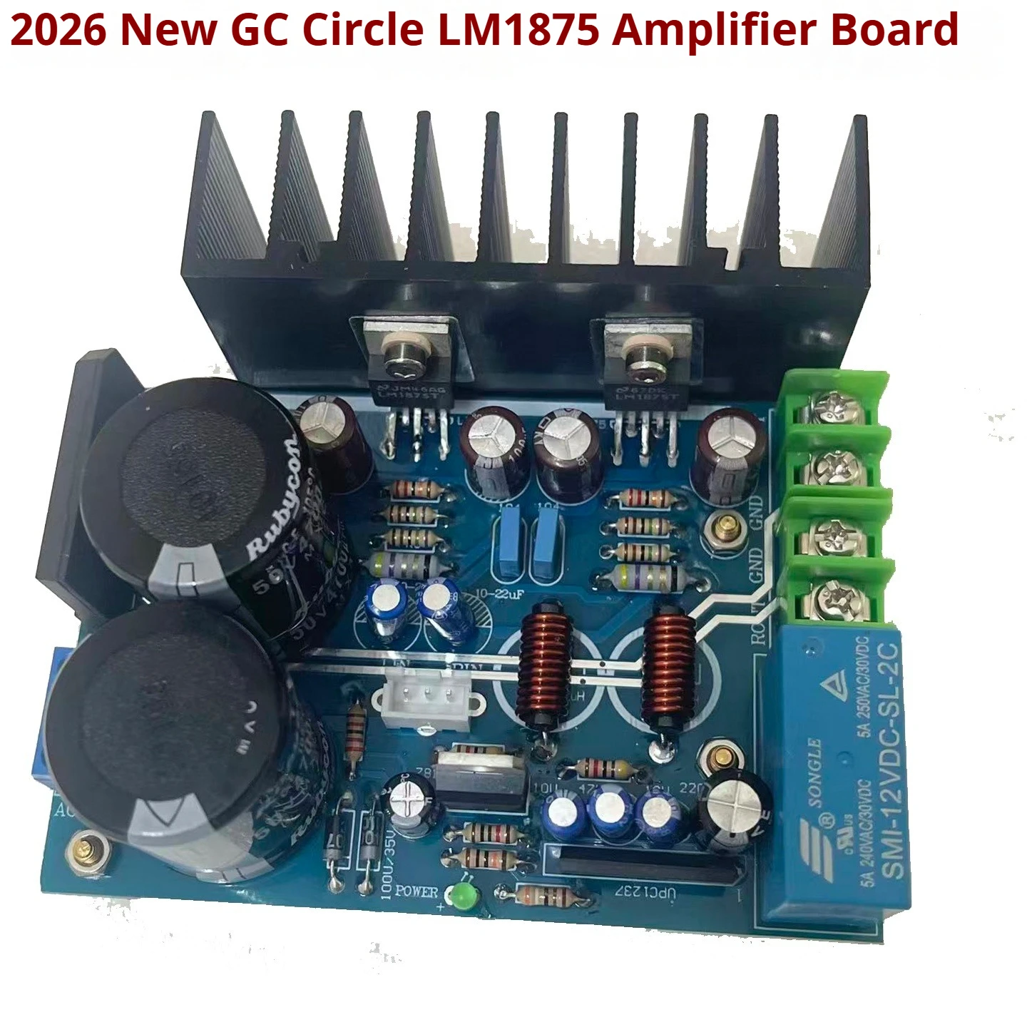 30W+30W Assembled LM1875 Amplifier Board GC Version Stereo Power Amp HiFi Audio Module with Speaker Protection Tube Sound`