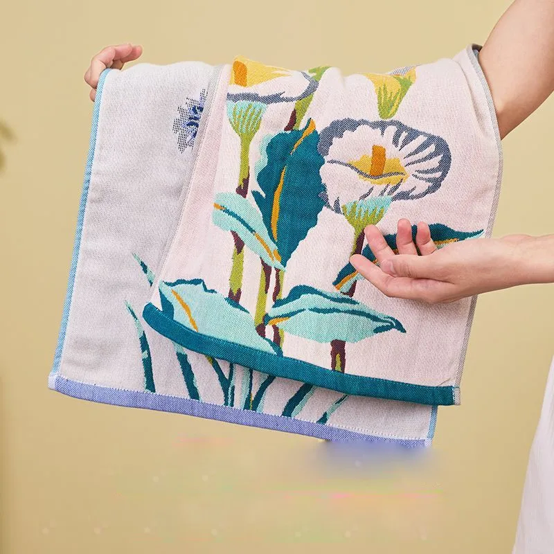 

Cotton Gauze Large Square Towel Soft Absorbent Face Towel No Shedding Hair Hand Towel Handkerchief Kitchen Bathroom Towel ZG281