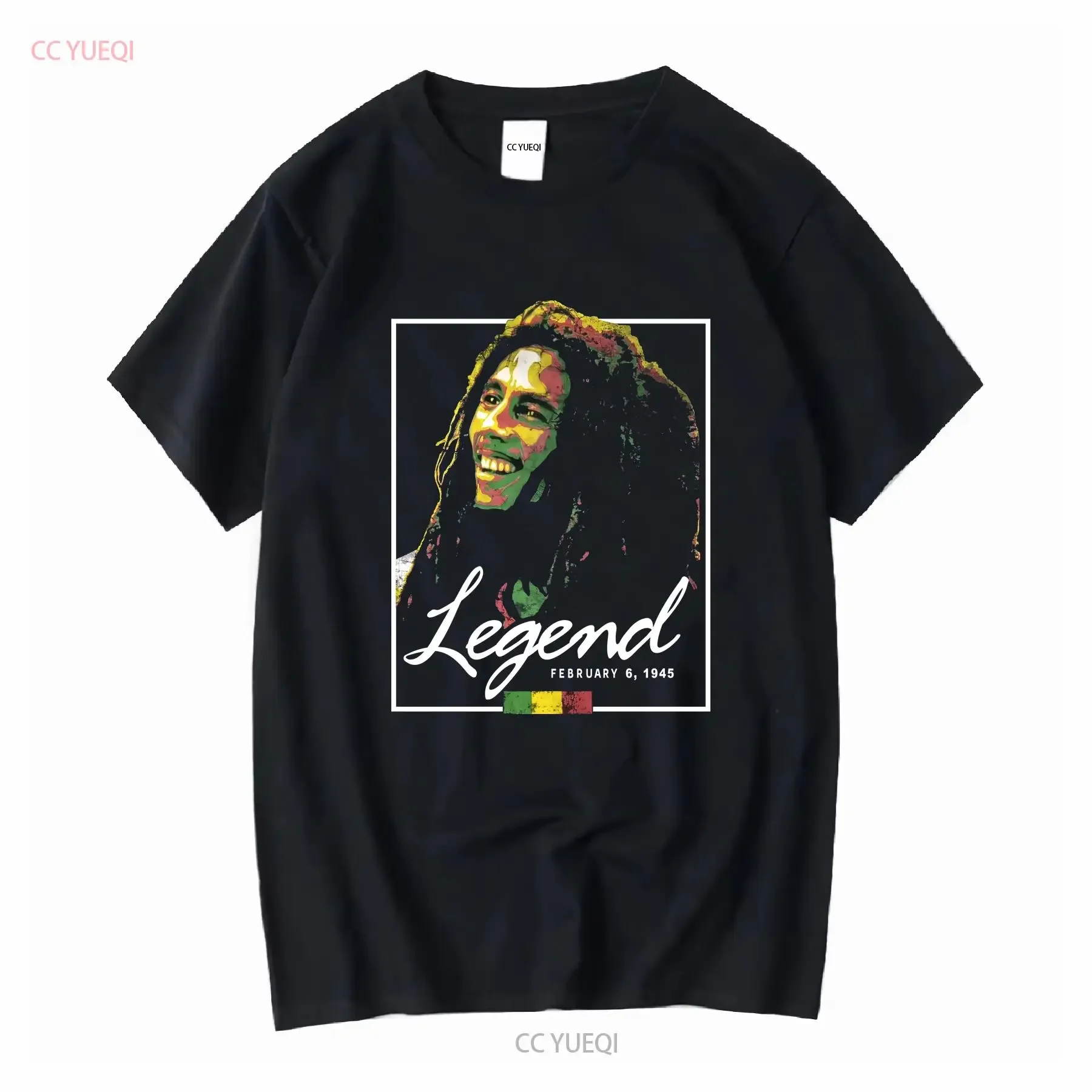 Zion Rootswear Bob Marley Legend ConcerT T Shirt Large Black Jamaica Rasta Reggae vintage Washed designer clothes fashion