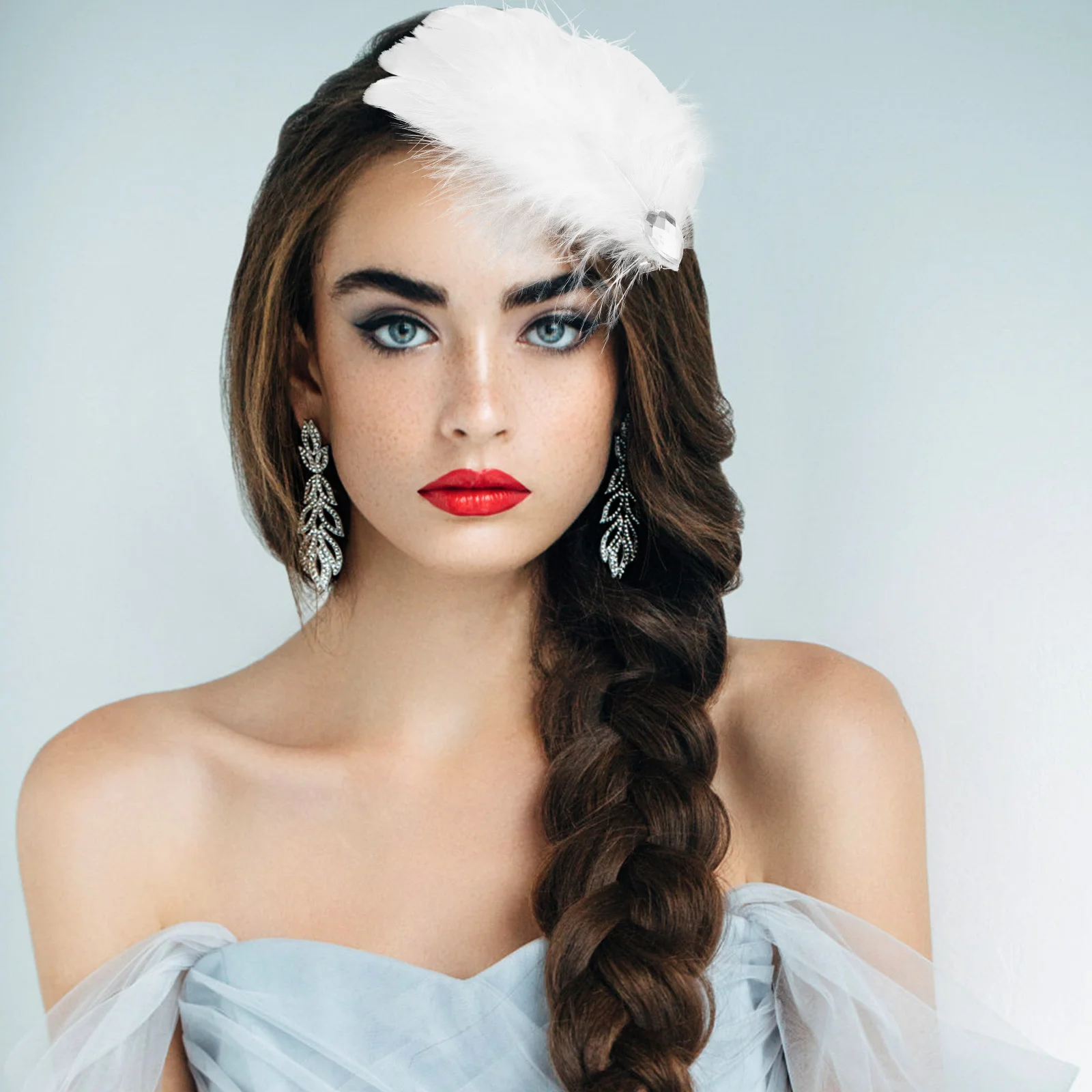 

4 шт., свадебные заколки для волос, белые стразы, аксессуары для волос, модные заколки для выпускного вечера, дня рождения, милая заколка для волос