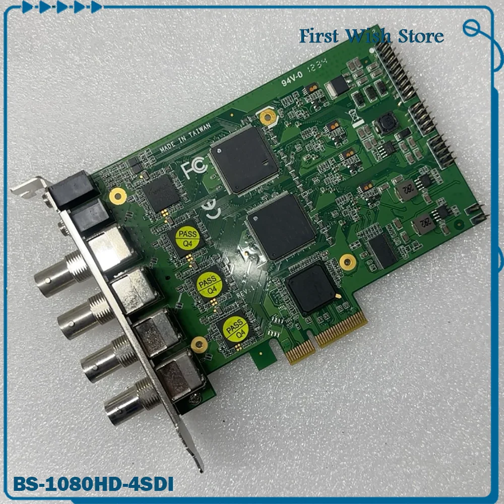 4-channel high-definition recording capture card BS-1080HD-4SDI