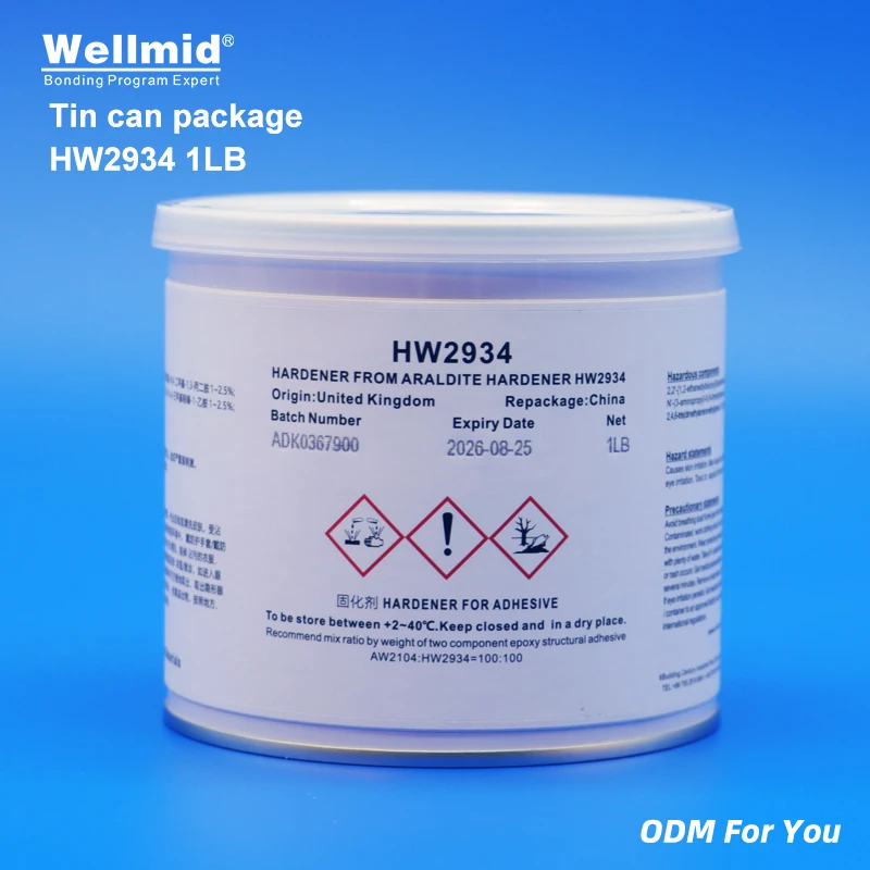 Imagem -06 - Hardener Hw2934 Agente de Cura para Resina Epóxi com Araldite aw 2104 Combina em Translúcido Rápido ab Cola Ligas Metais Cerâmica