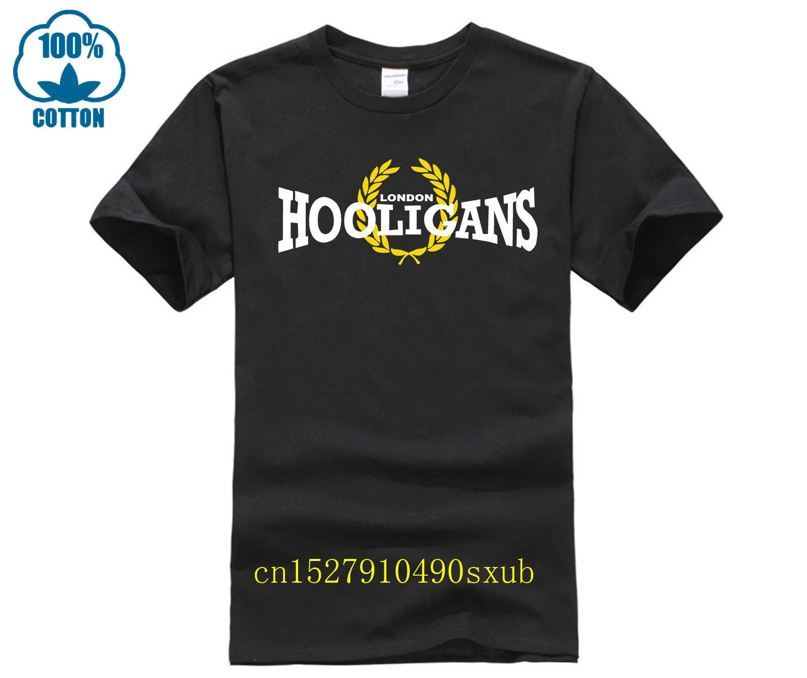 New 2023 Fashion Mens T-Shirts Hooligans London T-shirt Cotone Old Footballer Fans Terrace Ultras Tee Shirt Casual Short Sleeve