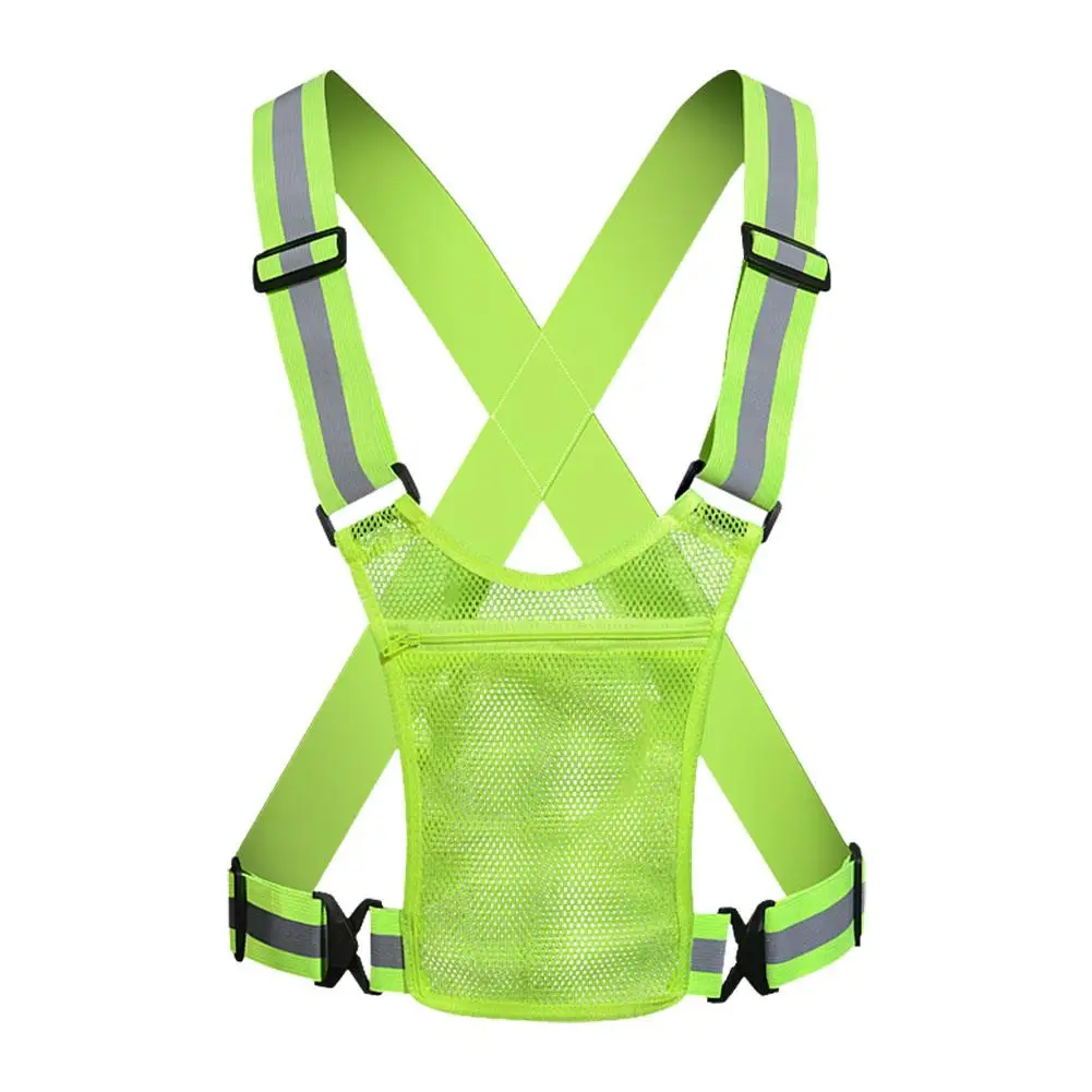 

Outdoor Night Walking Safety Vests Highlight Adjustable Lightweight Reflective Vest Biking Safety Straps Waterproof Running