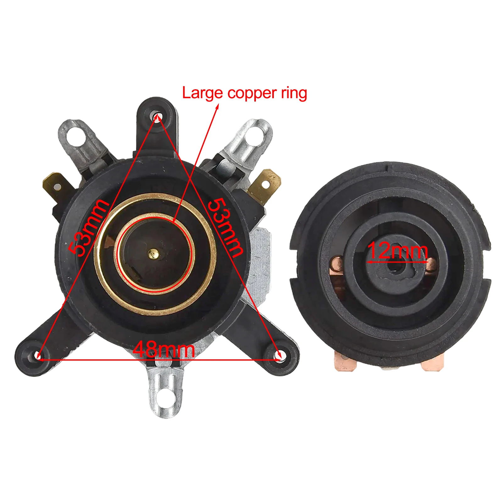 1pc Electric for kettle Base Thermostat Temperature Switch Connector Coupler Socket For Controlling The Temperature