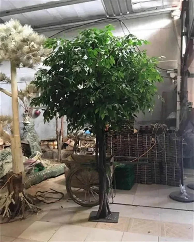 Имитация дерева, имитация баньянового дерева, большое растение для гостиной, макрокарпа, украшение для ствола из цельного дерева