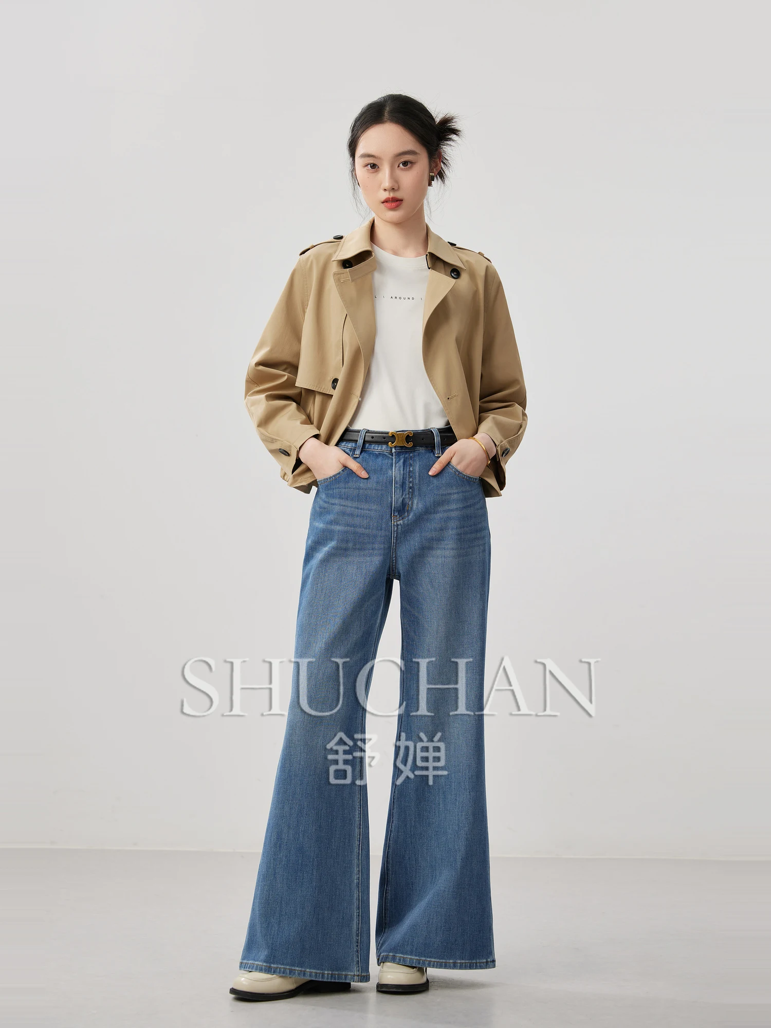 

[Urban Modern Denim] Good Goods Recommend Cotton Blend Pantalones Vaqueros Mujer Women Jeans