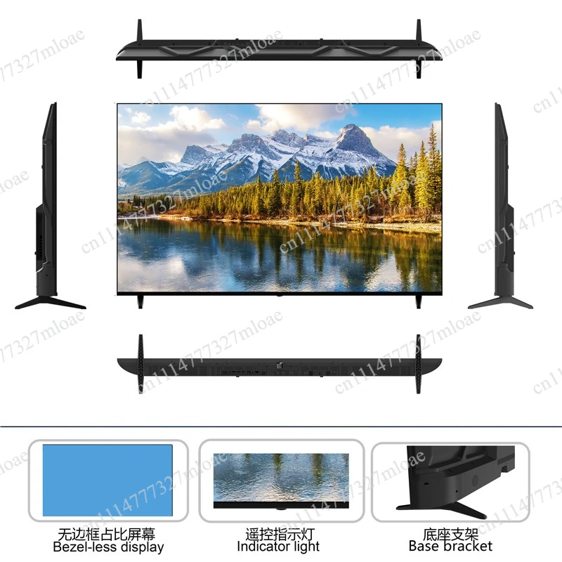 LED-100-inch borderless TV 120 Internet WIFI7 Home 85 LCD 1080p