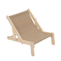 Autumn Winter Warm Cat Nest Wood Beds Sofa Recliner with Sisal Scratching Board & Climbing Frame Hammock for Cats